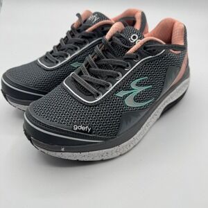 Gravity Defyer G-Defy Ion Grey Pink Walking Shoes Womens 6